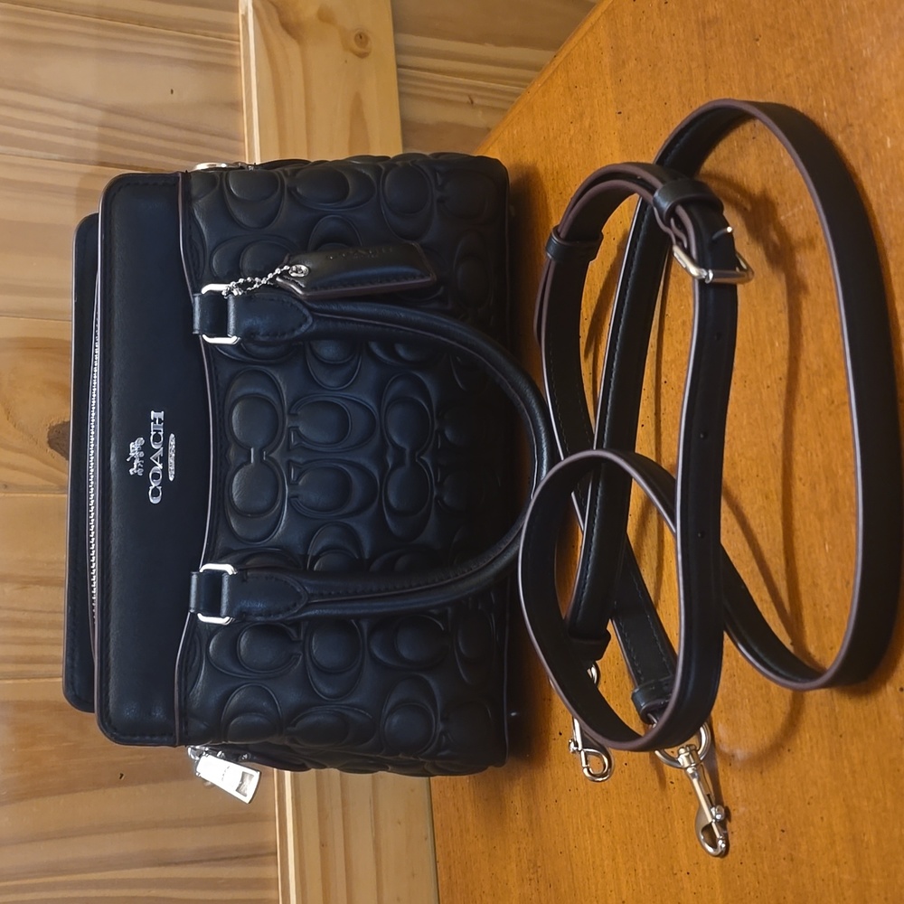 LIKE NEW ! Coach Mini Darcie Signature Bag